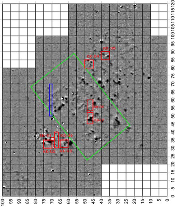 kom k magnetic map