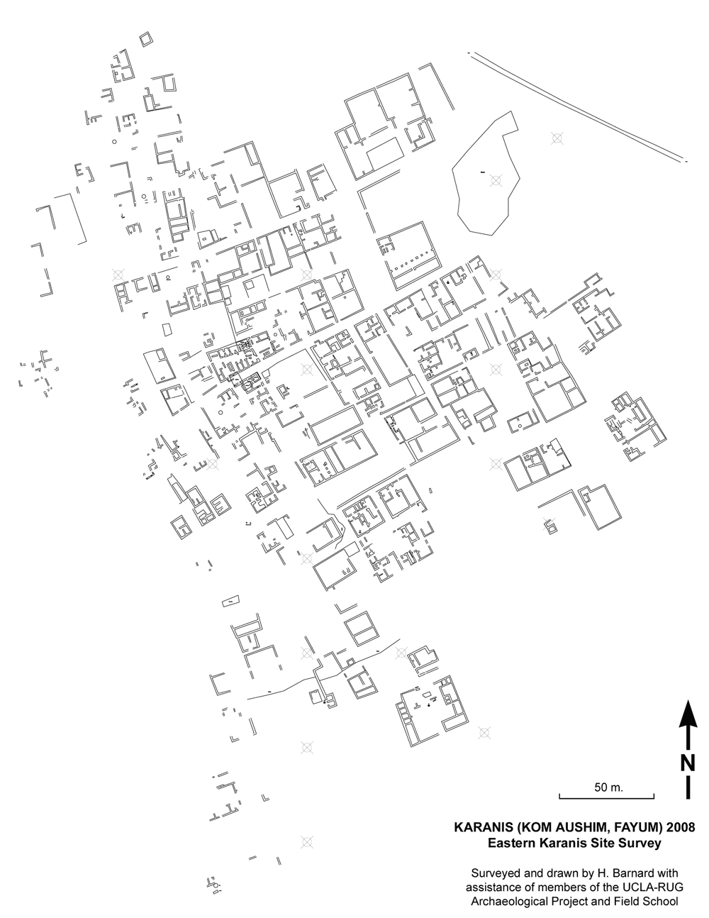 Map of Eastern Karanis