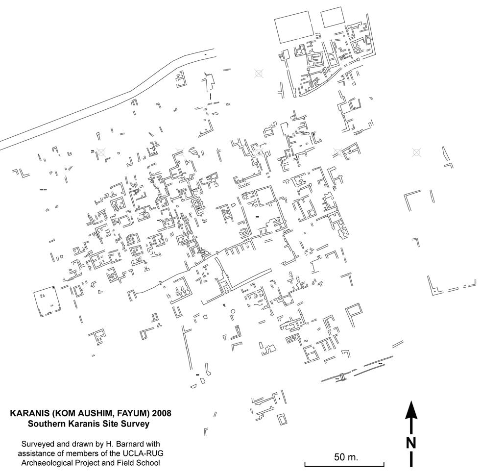 Map of Southern Karanis