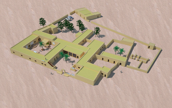 Simulation of completed visitor's center